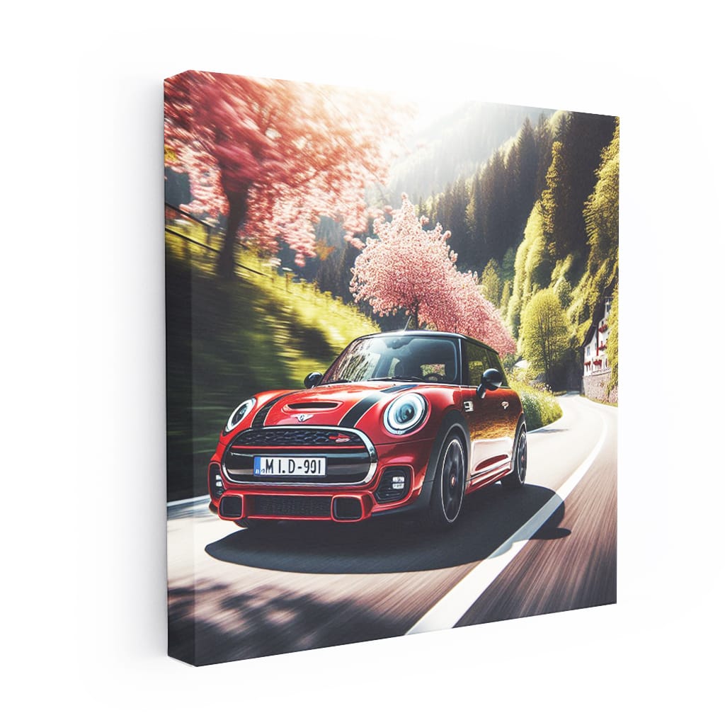 Mini John Cooper Works Road Wall Art