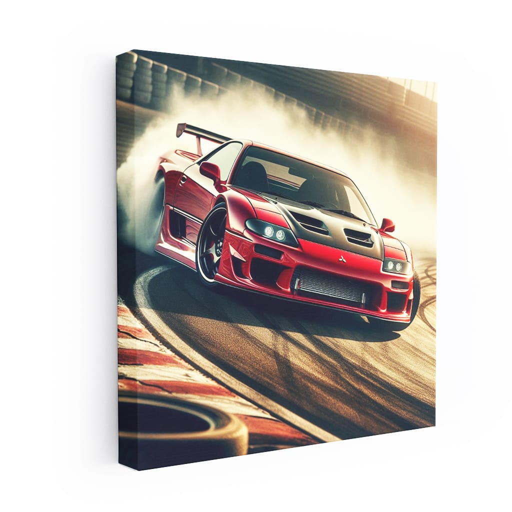 Mitsubishi 3000gt (gto) Drift Wall Art