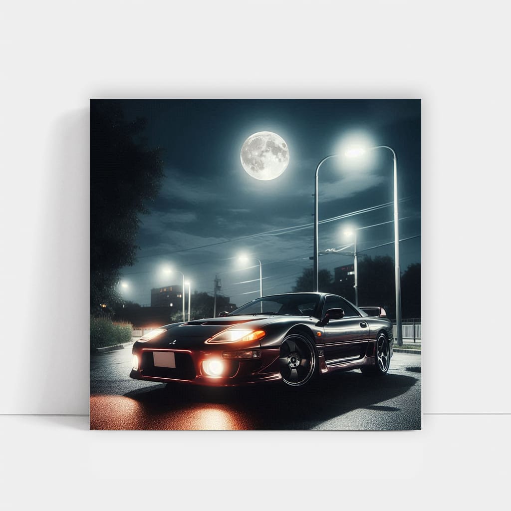 Mitsubishi GTO 3000GT Night - Iconic Sports Car Unleashed