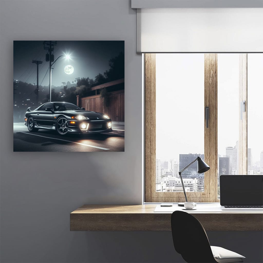 Mitsubishi 3000gt (gto) Night Wall Art