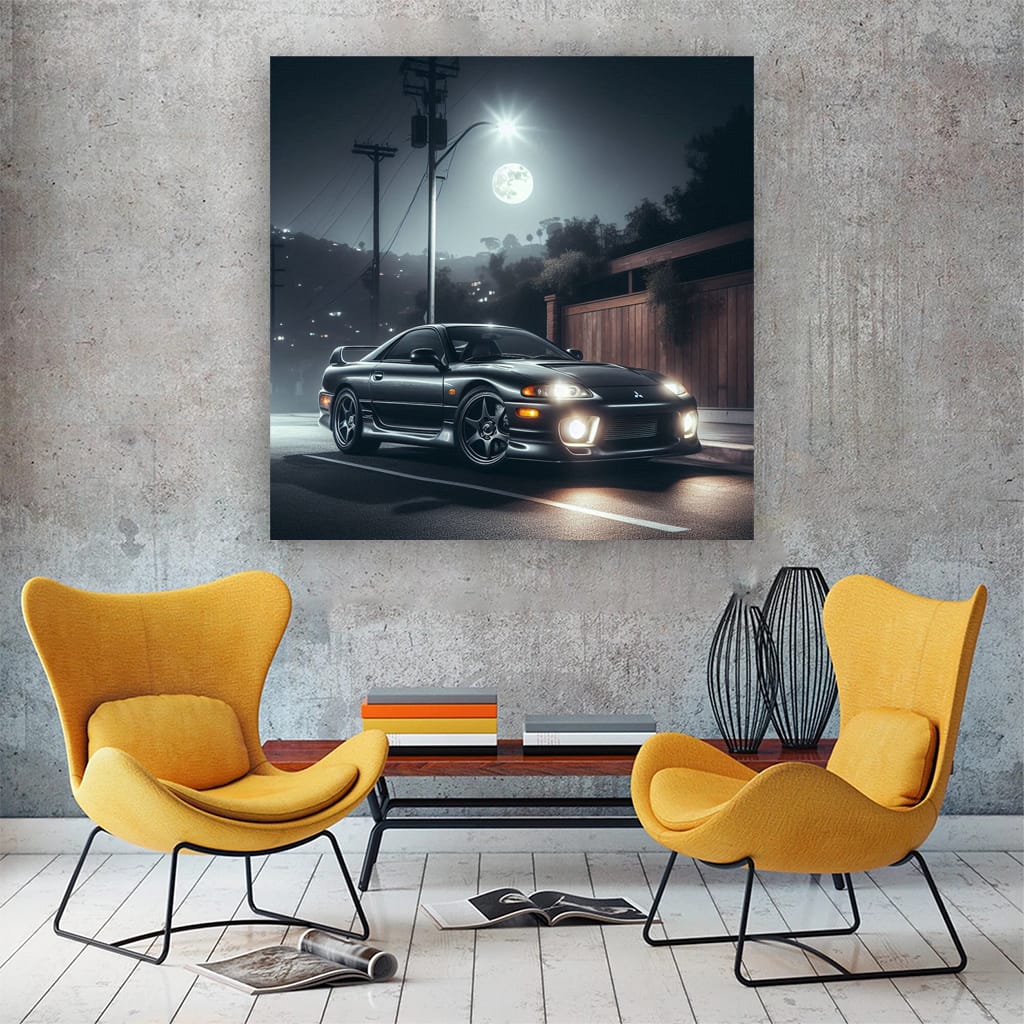 Mitsubishi 3000gt (gto) Night Wall Art