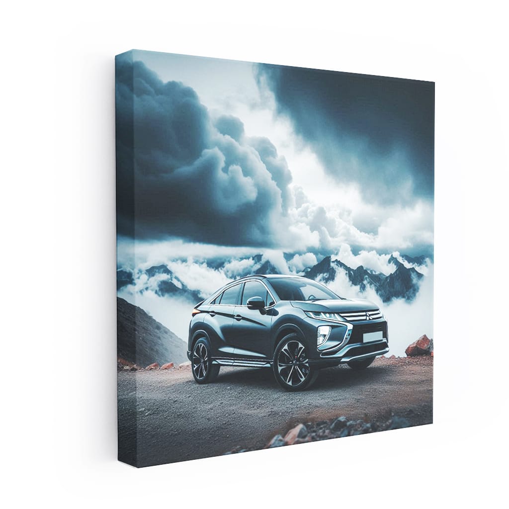 Mitsubishi Eclipse Cross Cloudy Weath Wall Art