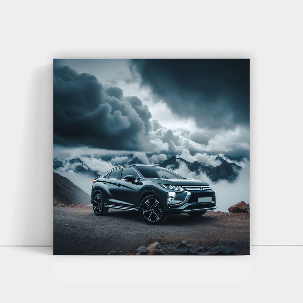 Mitsubishi Eclipse Cross Cloudy Weath Wall Art