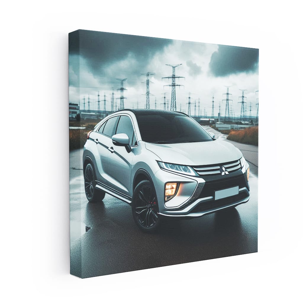 Mitsubishi Eclipse Cross Cloudy Weather Wall Art