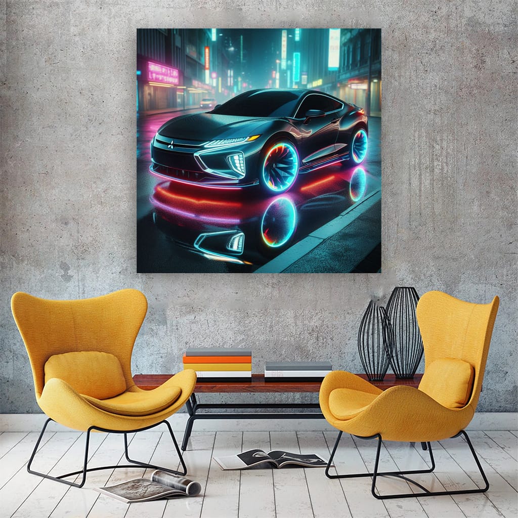 Mitsubishi Eclipse Neon - Sporty and Vibrant Style