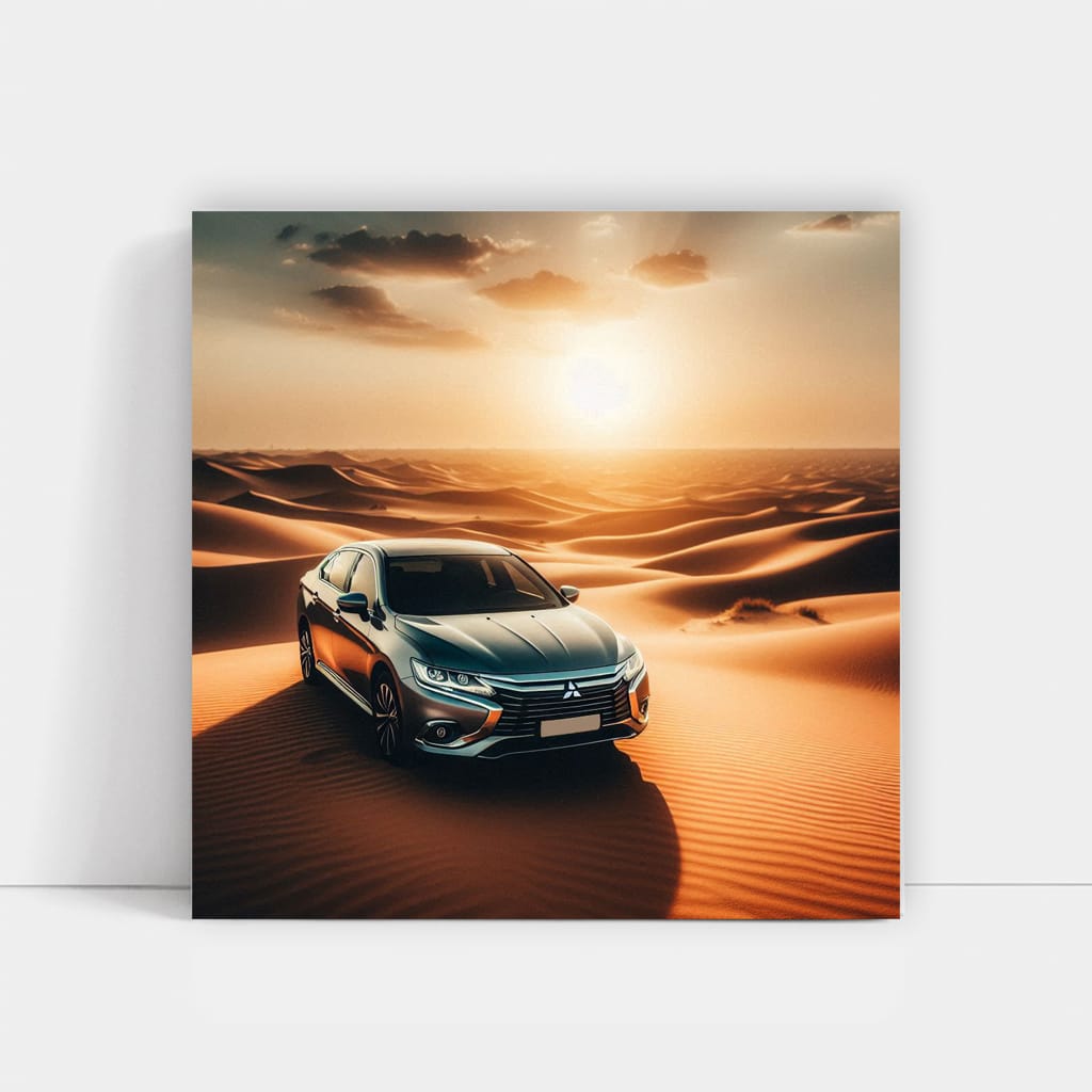 Mitsubishi Galant in Desert - Rugged Adventure Awaits