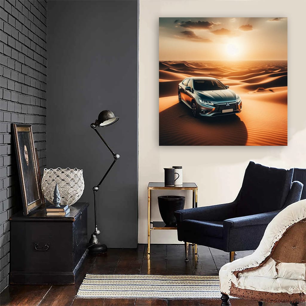 Mitsubishi Galant Desert Wall Art