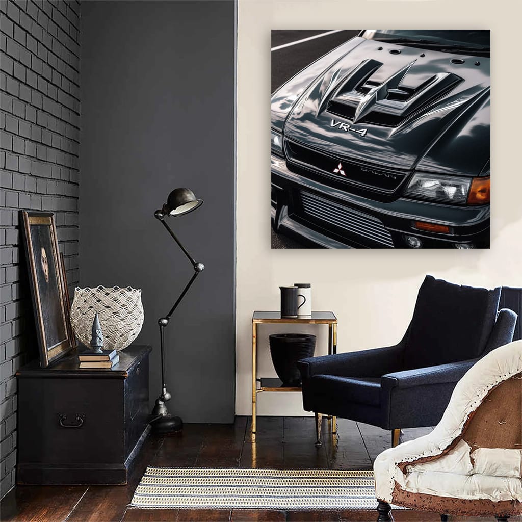 Mitsubishi Galant Vr4 Hood Wall Art