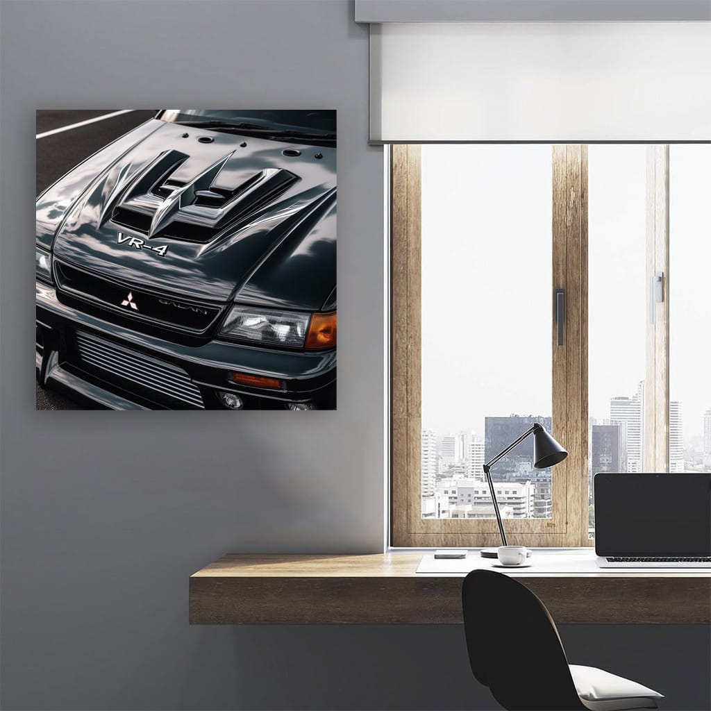 Mitsubishi Galant Vr4 Hood Wall Art