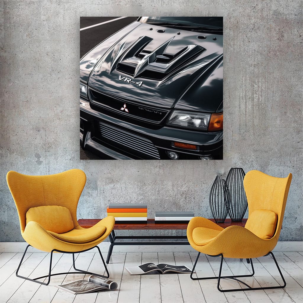 Mitsubishi Galant Vr4 Hood Wall Art