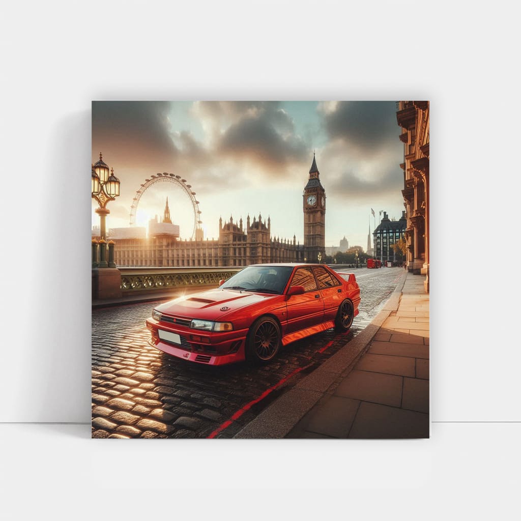 Mitsubishi Galant VR-4 in London: Turbocharged Elegance