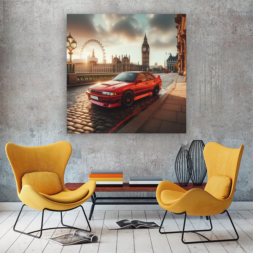 Mitsubishi Galant Vr4 Lond Wall Art