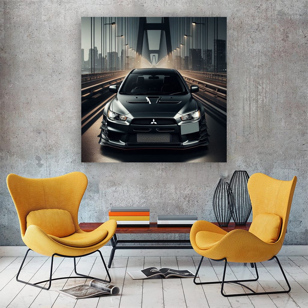 Mitsubishi Lancer Evolution (evo) Brid Wall Art