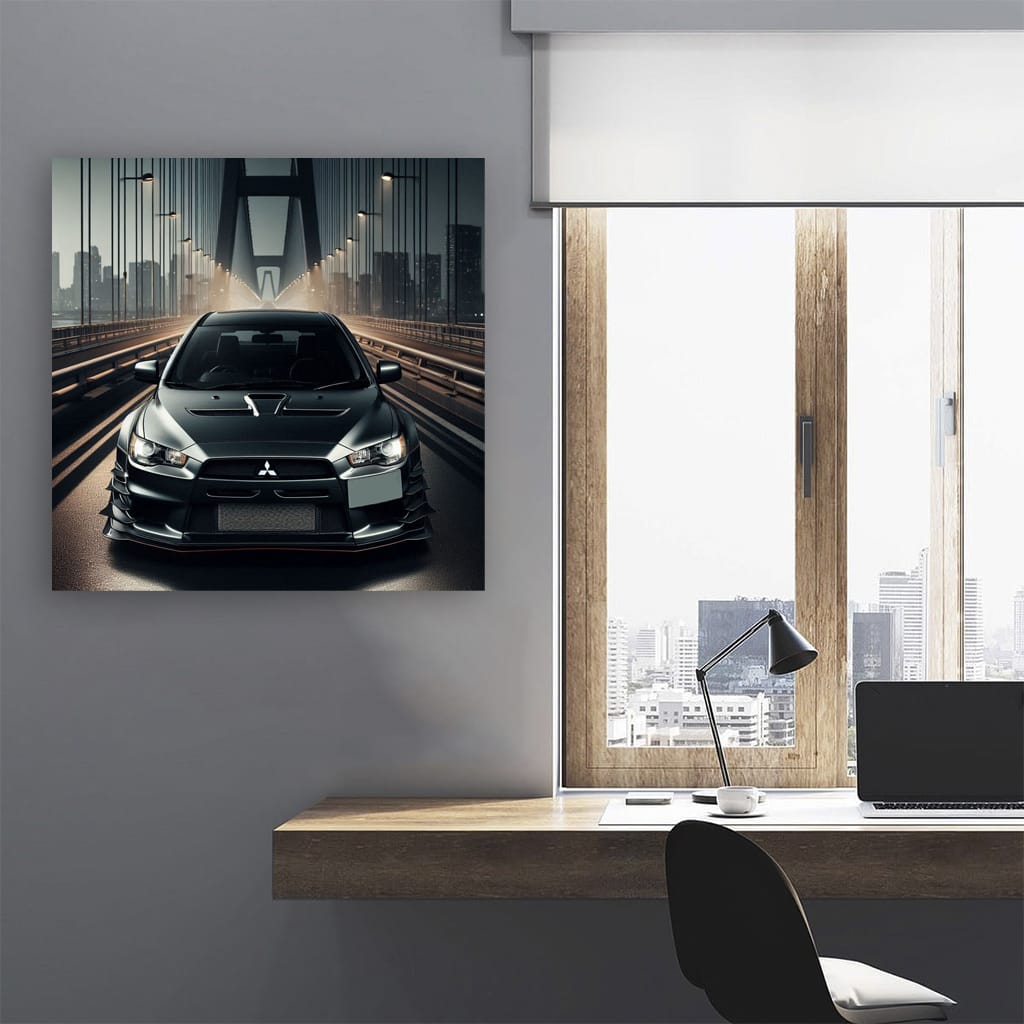 Mitsubishi Lancer Evolution (evo) Brid Wall Art