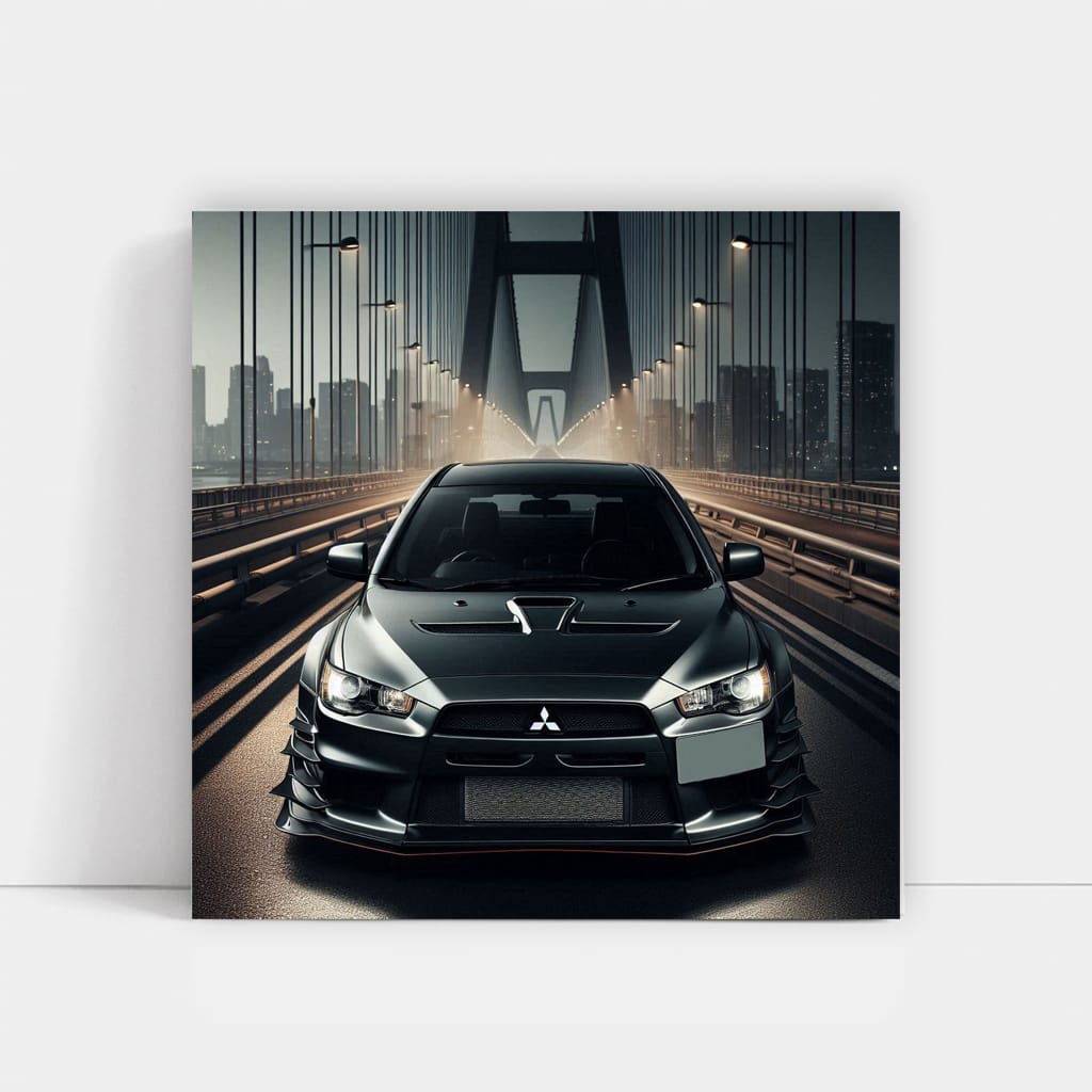 Mitsubishi Lancer Evolution (evo) Brid Wall Art