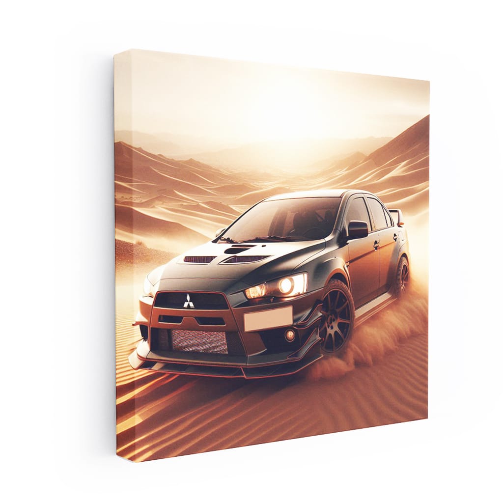 Mitsubishi Lancer Evolution (evo) Dese Wall Art