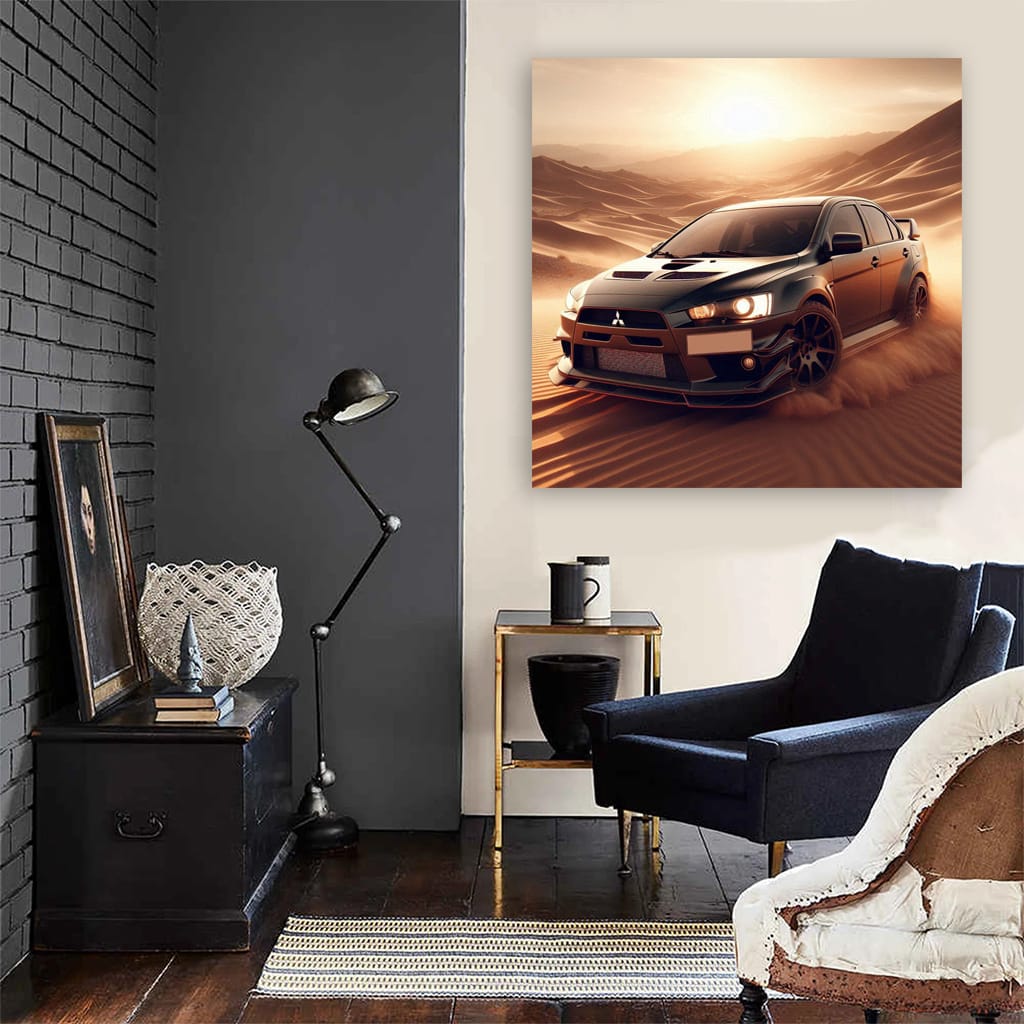 Mitsubishi Evo Lancer Desert Thrill - Speed Meets Adventure
