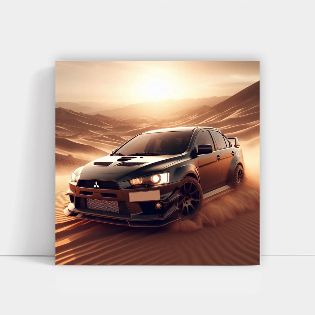Mitsubishi Evo Lancer Desert Thrill - Speed Meets Adventure