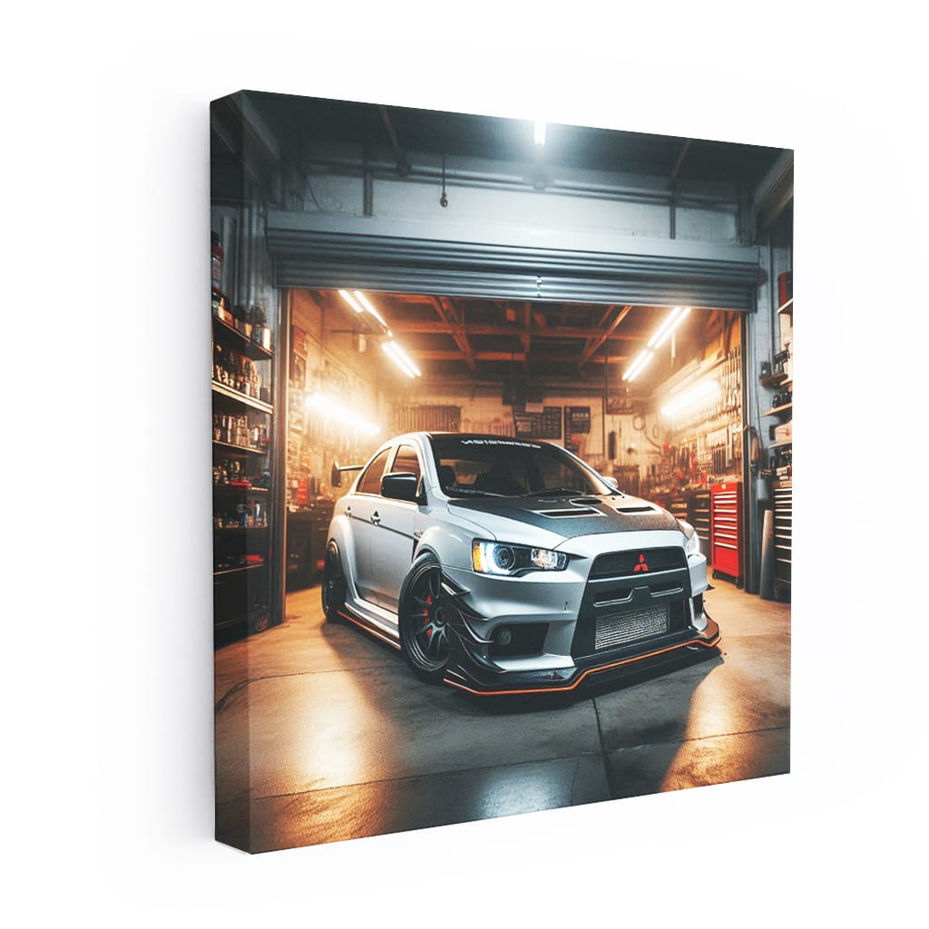 Mitsubishi Lancer Evolution (evo) Gara Wall Art