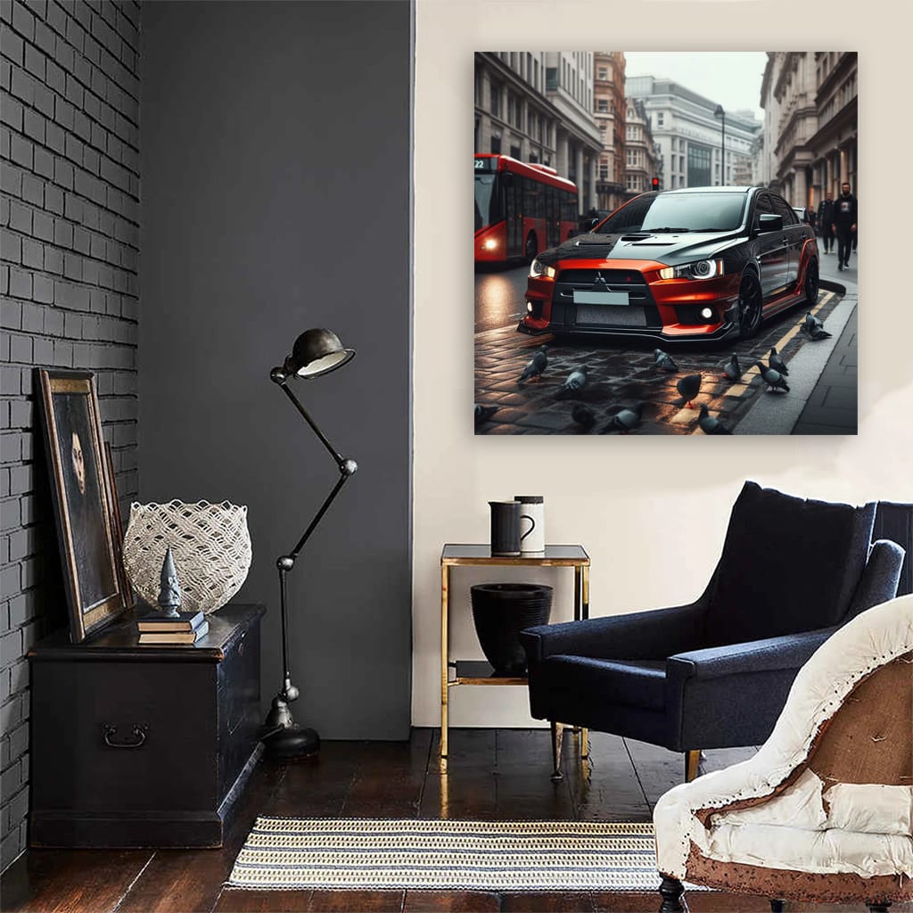 Mitsubishi Lancer Evolution in London - Speed and Precision