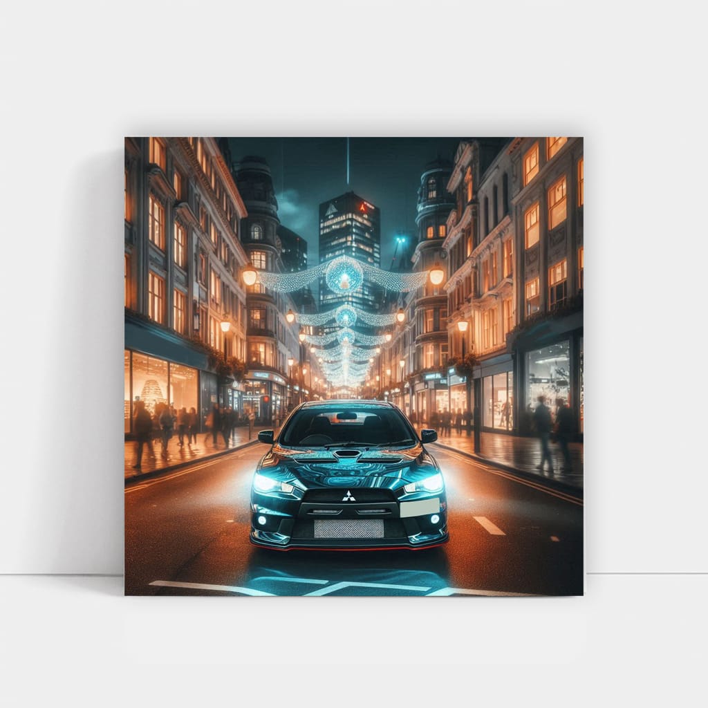 Mitsubishi Lancer Evolution in London - Speed and Style