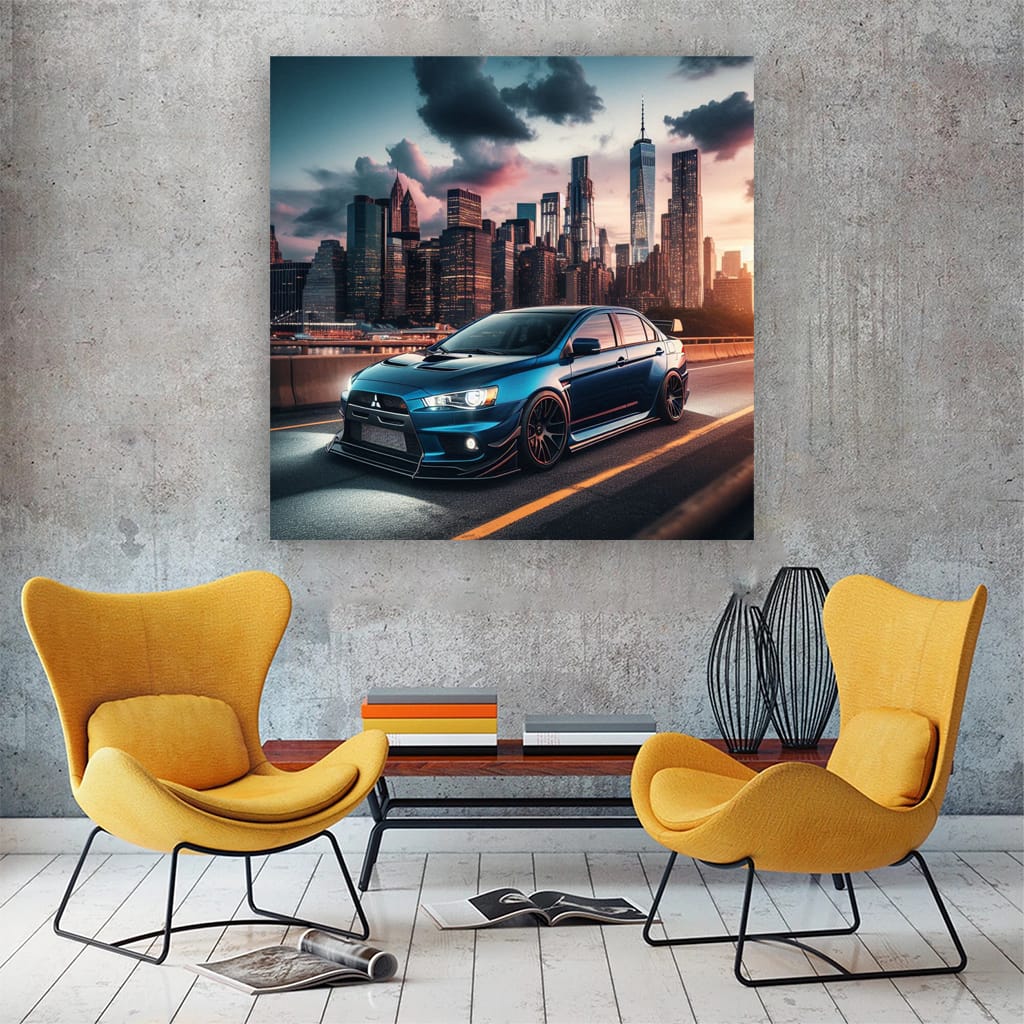 Mitsubishi Lancer Evo in New York - Speed and Precision