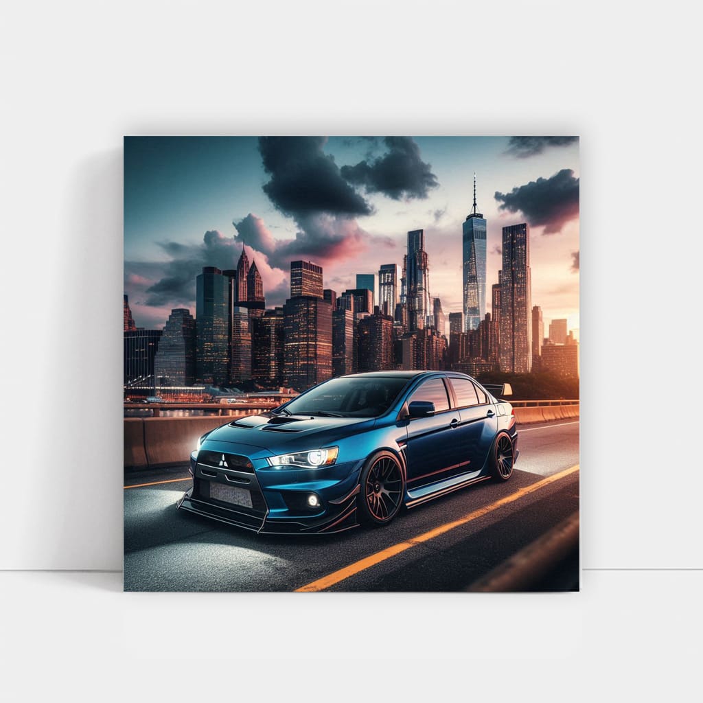 Mitsubishi Lancer Evo in New York - Speed and Precision