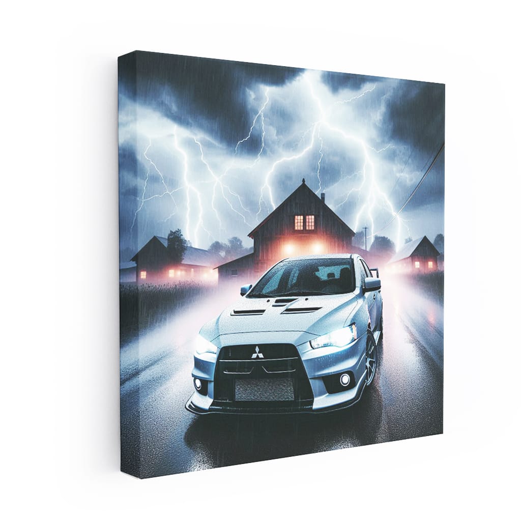 Mitsubishi Lancer Evolution (evo) Thundersto Wall Art