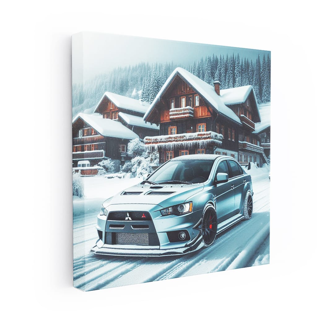 Mitsubishi Lancer Evolution (evo) Wint Wall Art