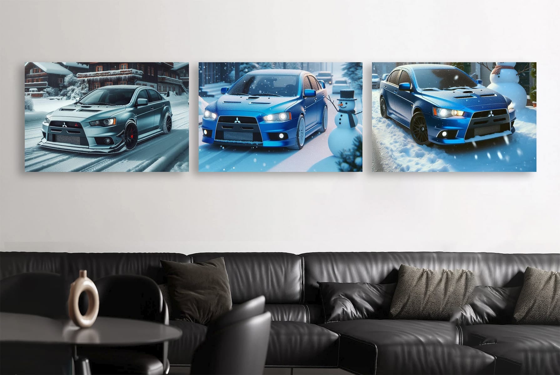 Mitsubishi Lancer Evolution Winter Set of 3