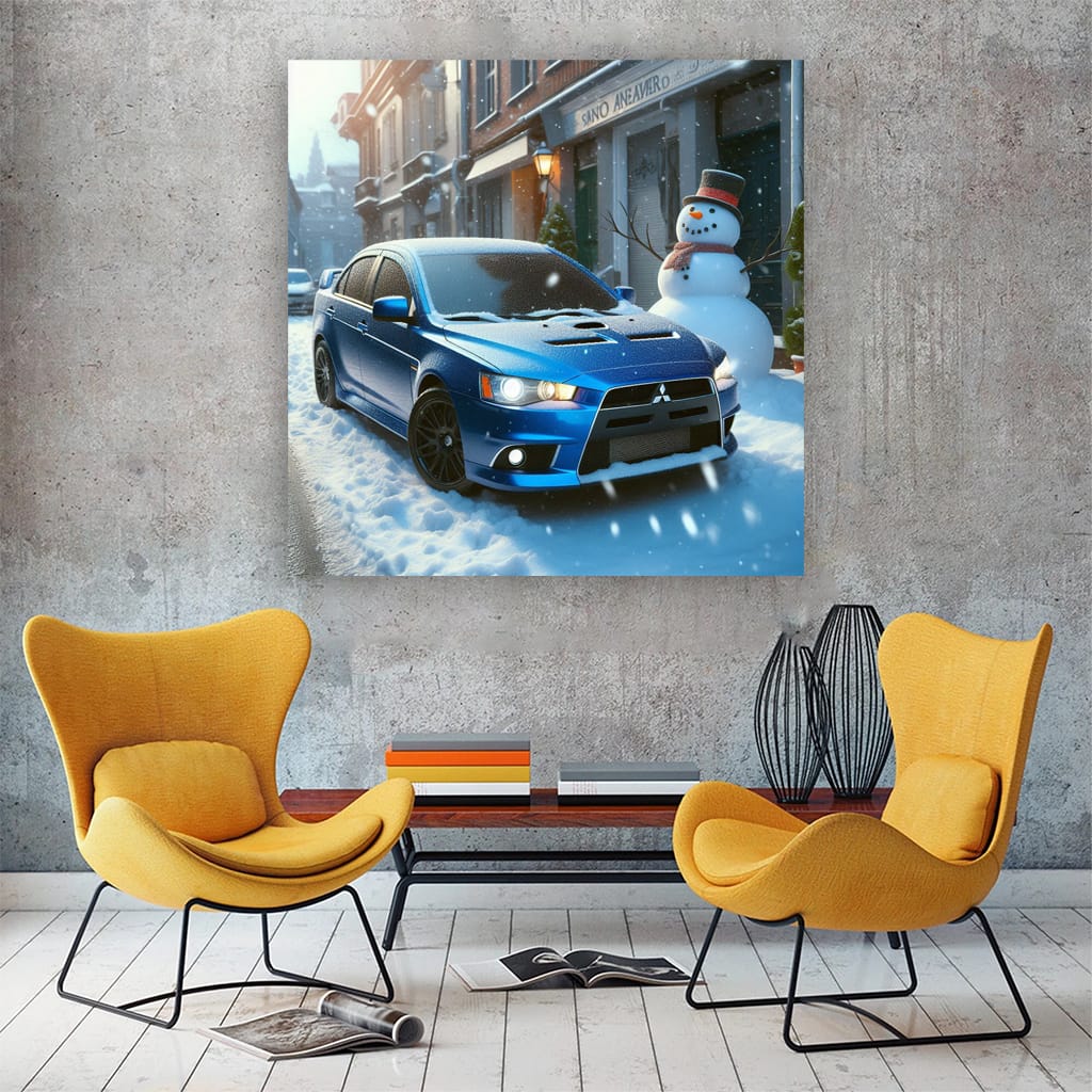 Mitsubishi Lancer Wint Wall Art