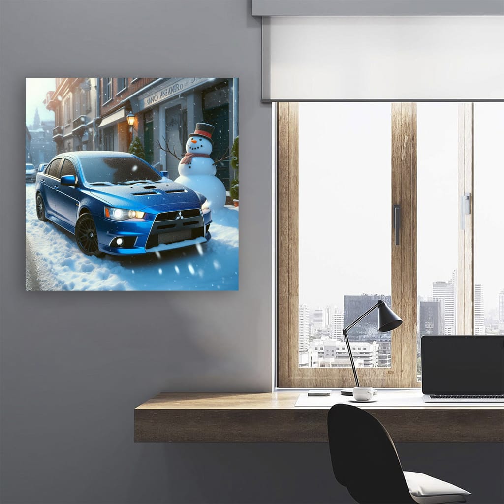 Mitsubishi Lancer Wint Wall Art