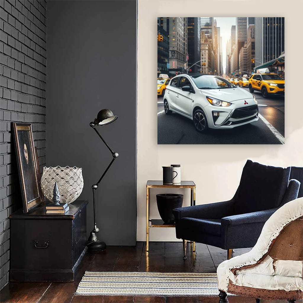 Mitsubishi Mirage New Yo Wall Art