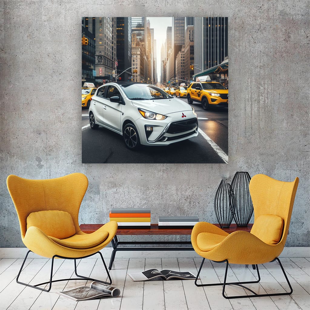 Mitsubishi Mirage New Yo Wall Art