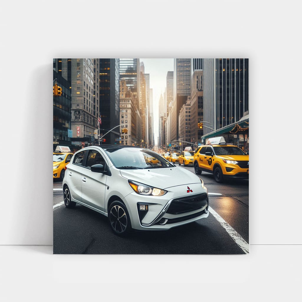 Mitsubishi Mirage New Yo Wall Art