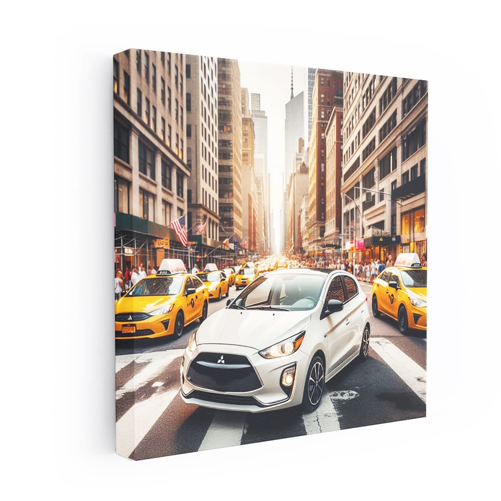 Mitsubishi Mirage New York Wall Art