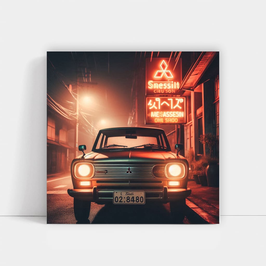 Mitsubishi Retro Classic - Vintage Night Cruiser Style