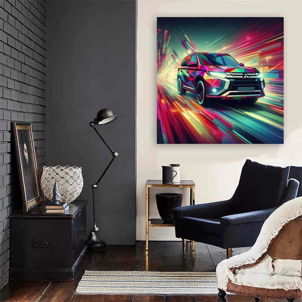 Mitsubishi Outlander Absctra Wall Art