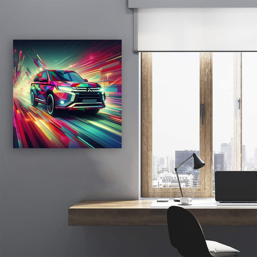 Mitsubishi Outlander Absctra Wall Art