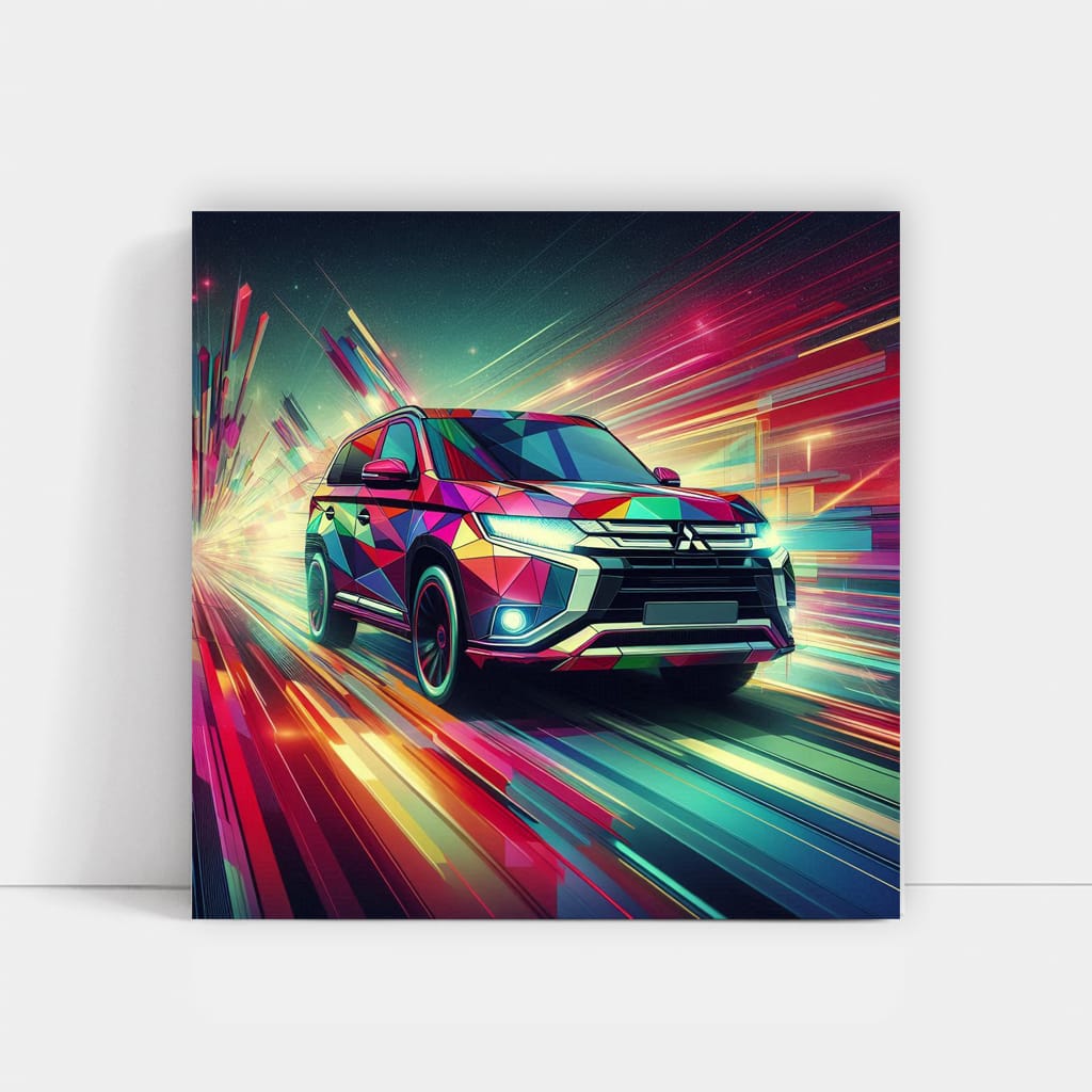 Mitsubishi Outlander Absctra Wall Art