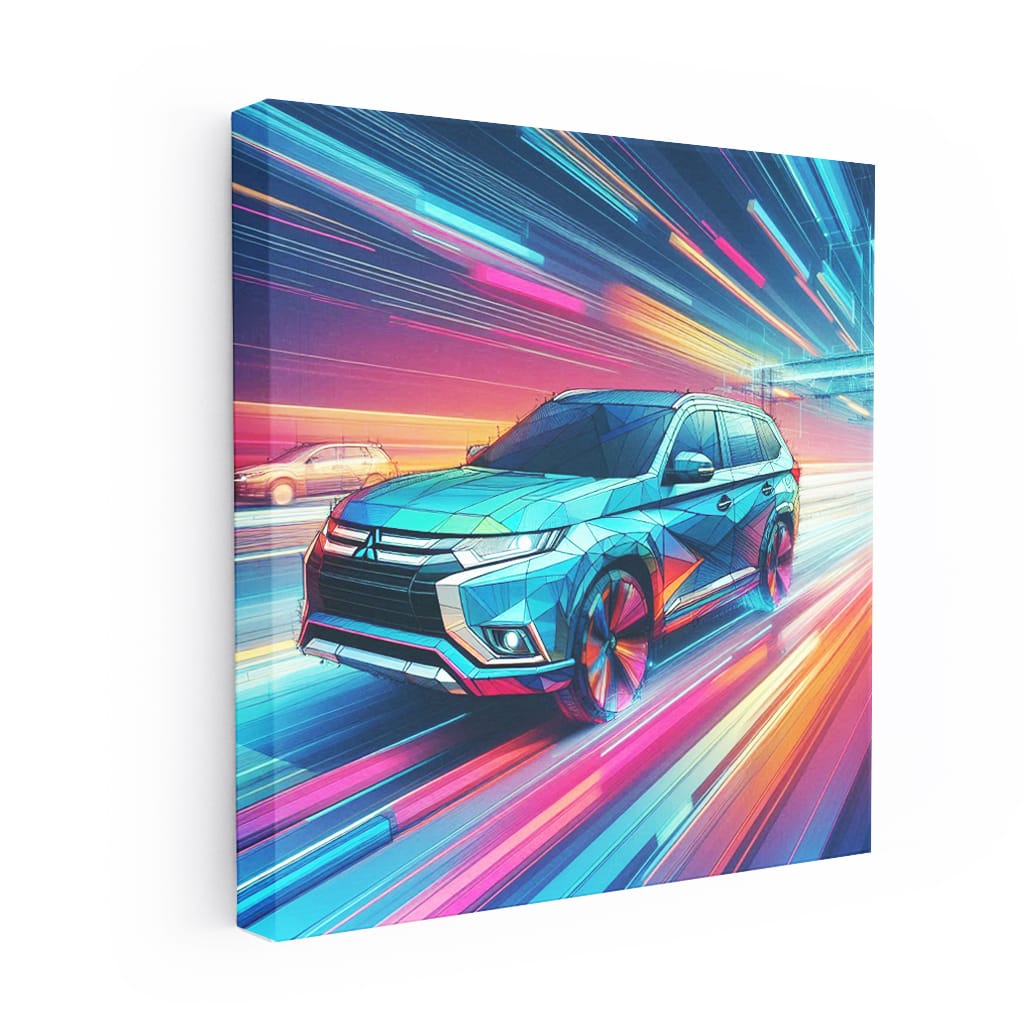 Mitsubishi Outlander Absctract Wall Art