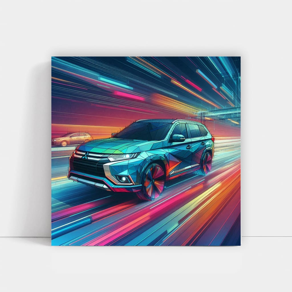 Mitsubishi Outlander - Sleek Abstract Design for Adventurers