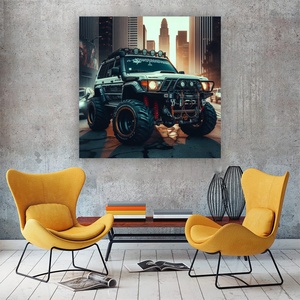 Mitsubishi Pajero (monteroshogun) Los Angel Wall Art