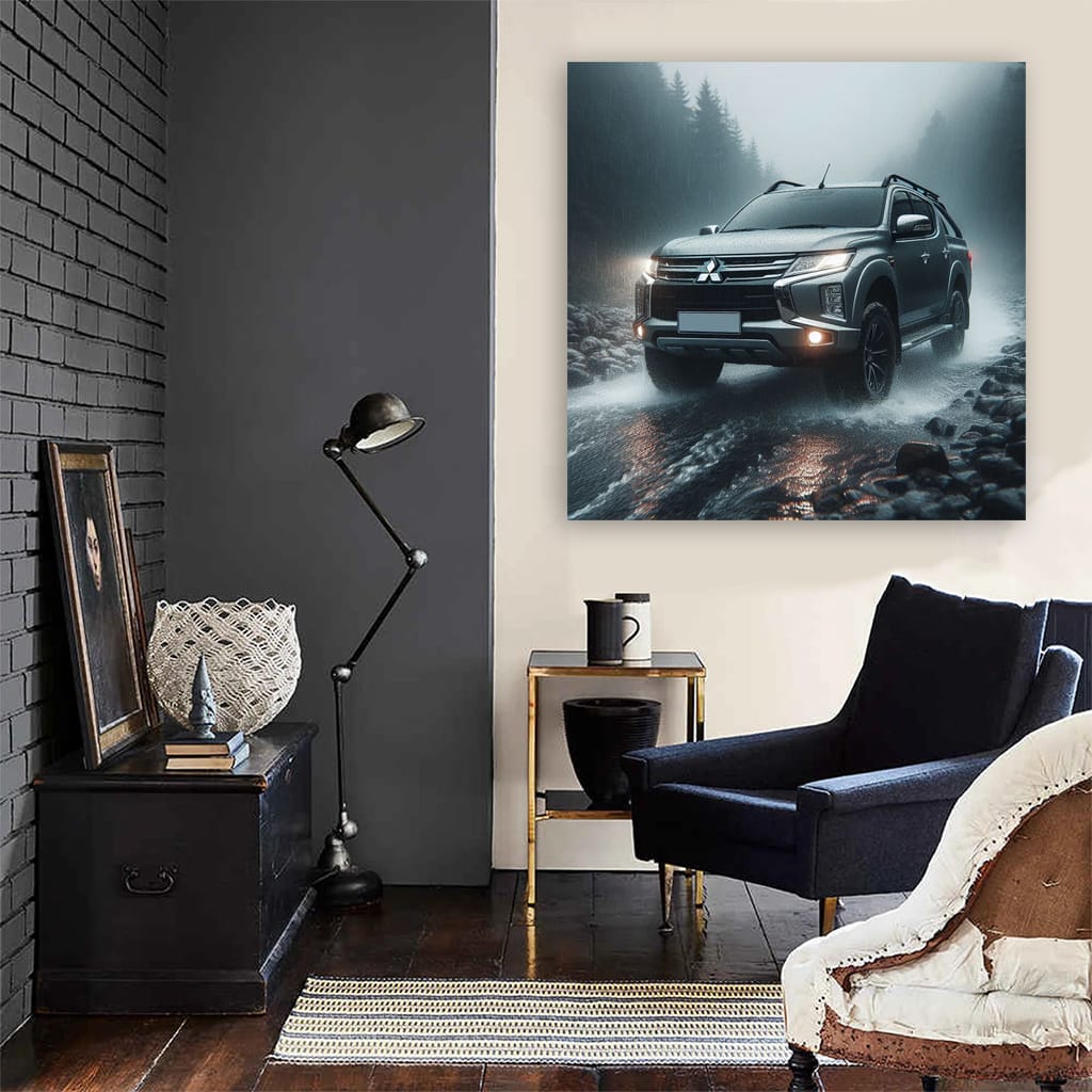 Mitsubishi Triton L200 in Rain - Rugged and Reliable Power