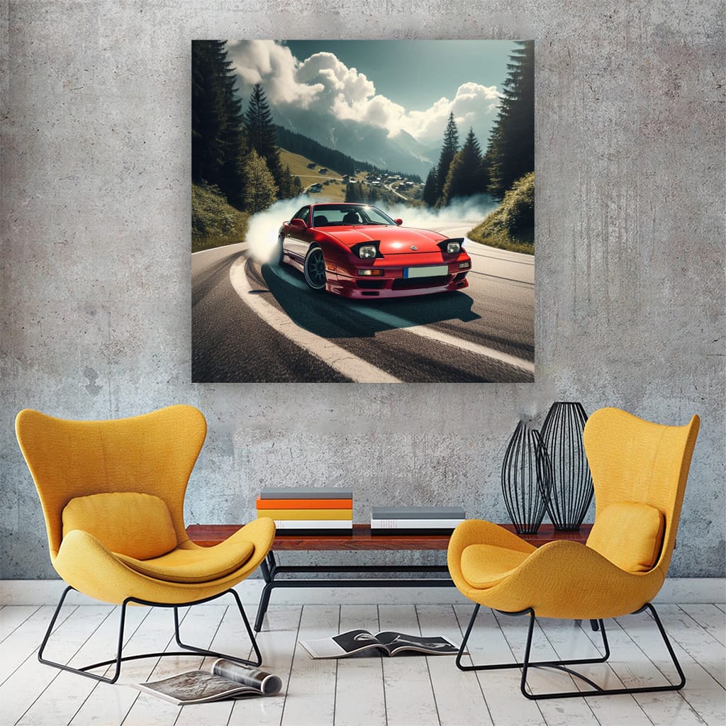 Nissan 240sx Canyon Wall Art