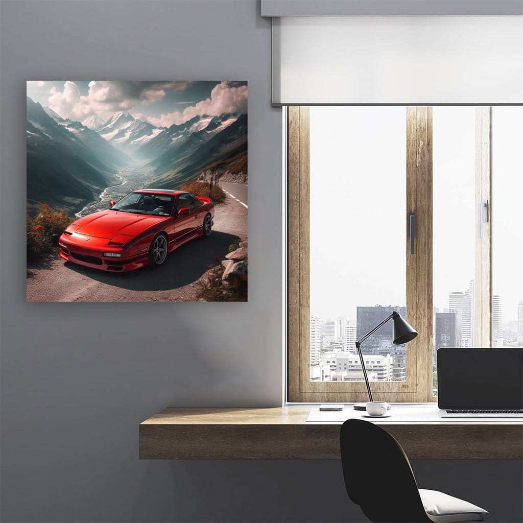 Nissan 240sx Mounta Wall Art