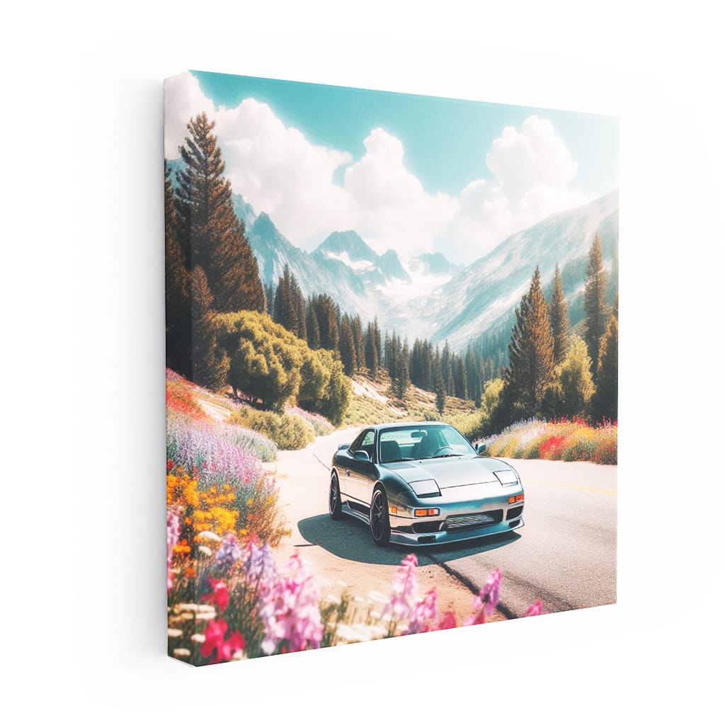 Nissan 240sx Nature Wall Art