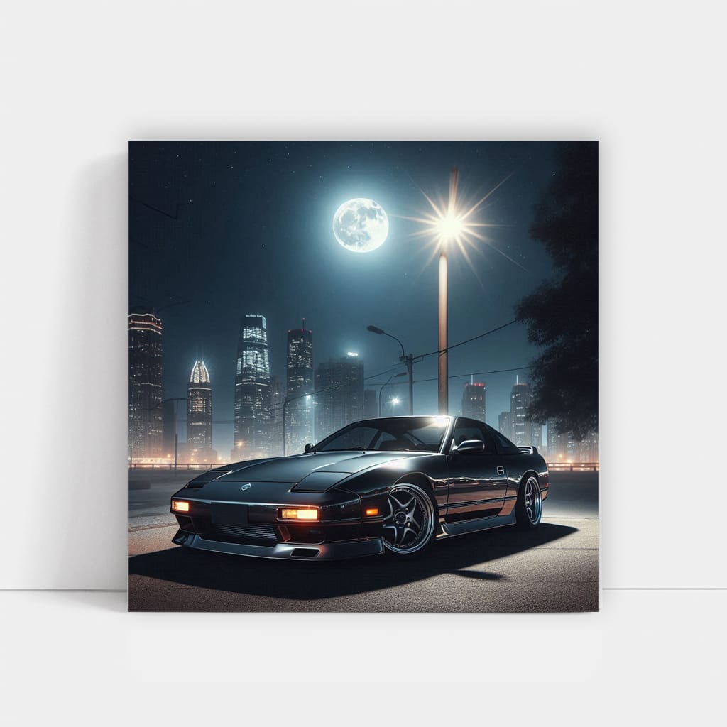 Nissan 240SX Night Shot - Classic Drift Performance