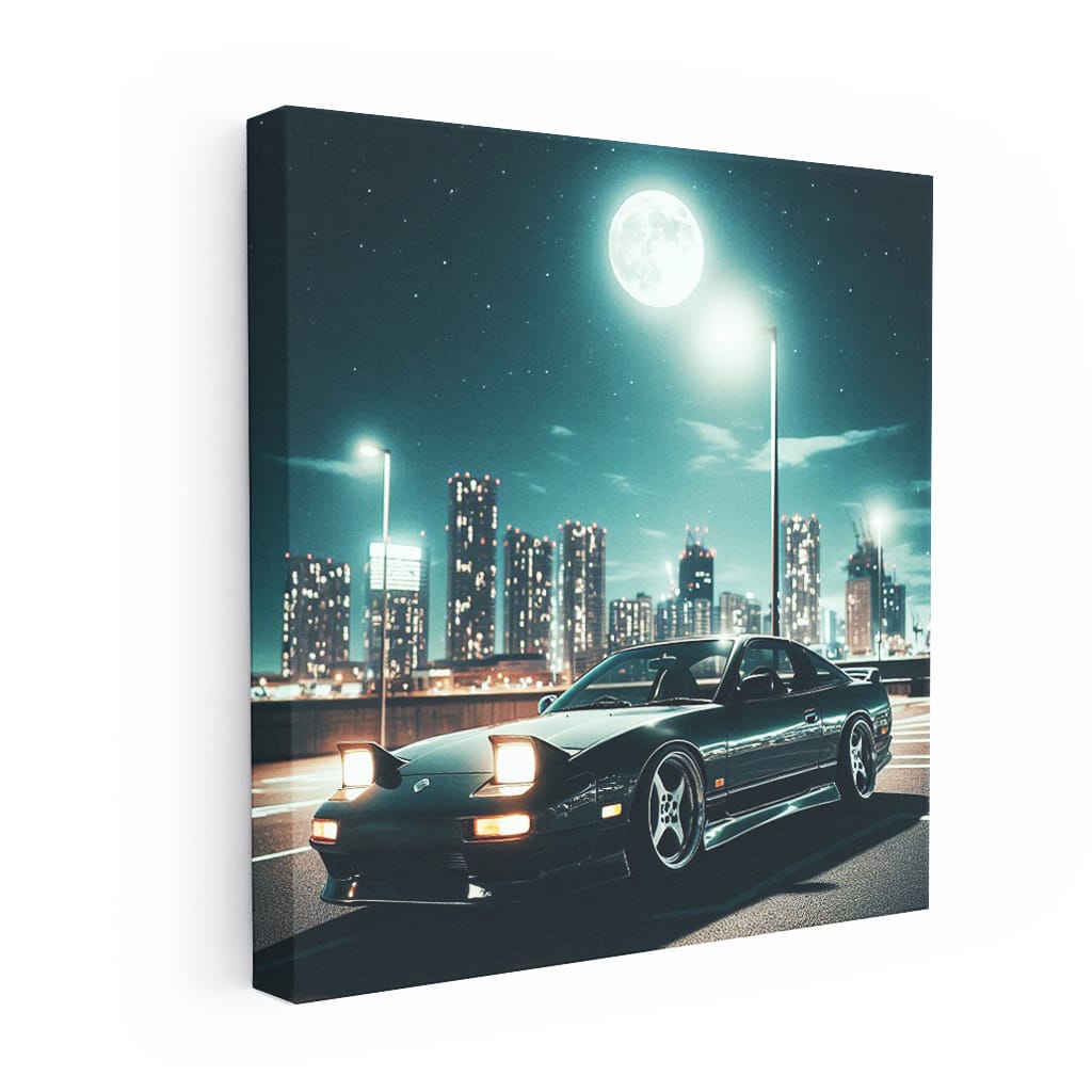 Nissan 240sx Night Wall Art