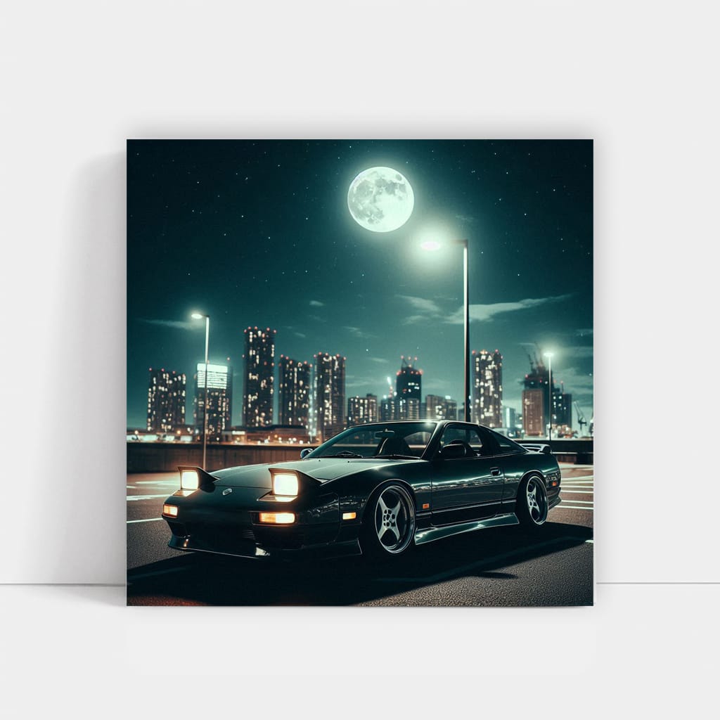 Nissan 240sx Night Wall Art